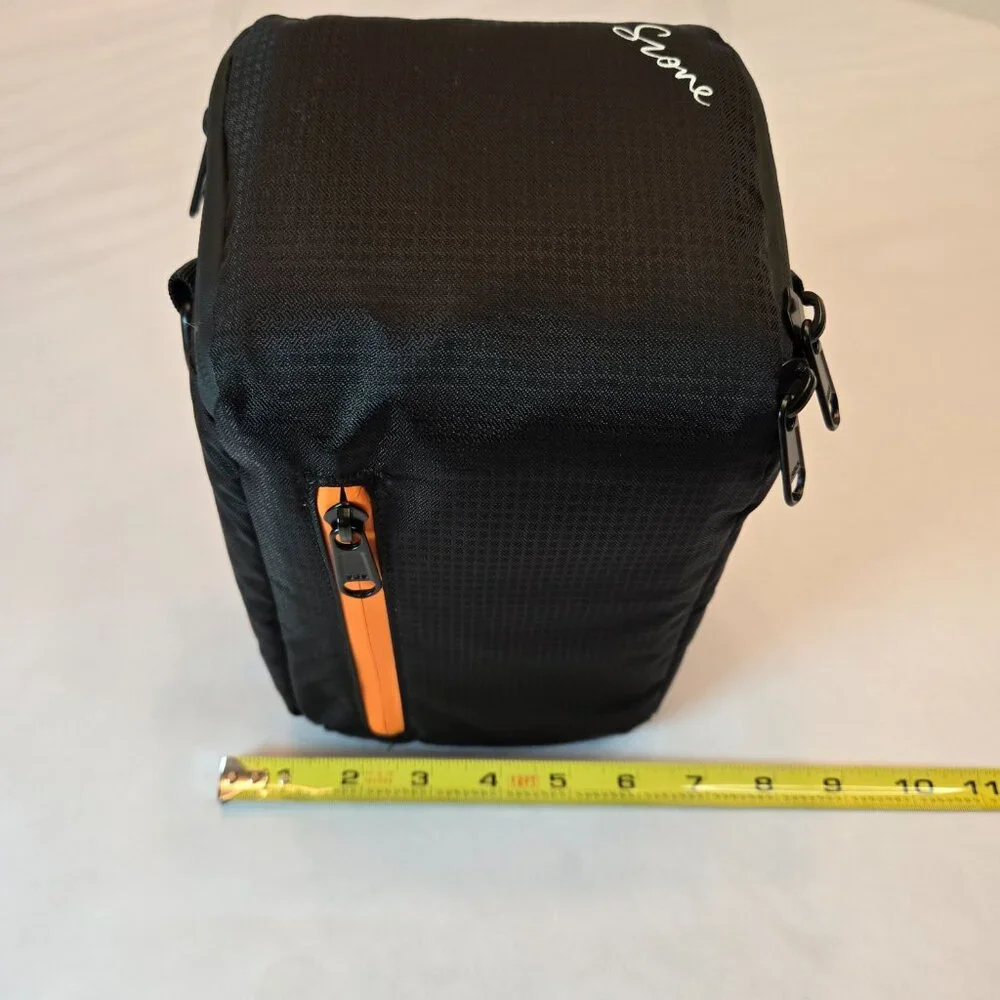 S-ZONE Dual-Open Camera Bag Waterproof Case - Black